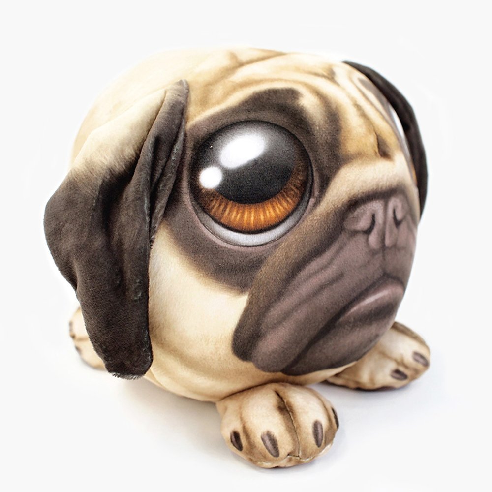 Amazon.co.jp: GANZ PIXIMALS パグ クッション Pug Plush Pillow 11